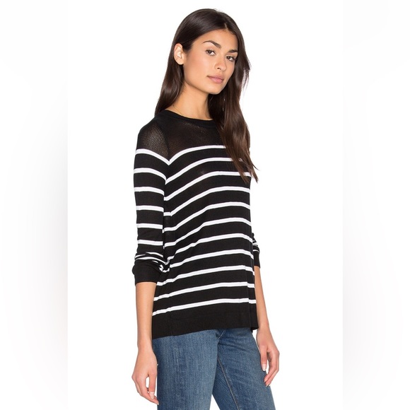John + Jenn by Line, Calida Stripe Sweater in Day and Night - Picture 3 of 14